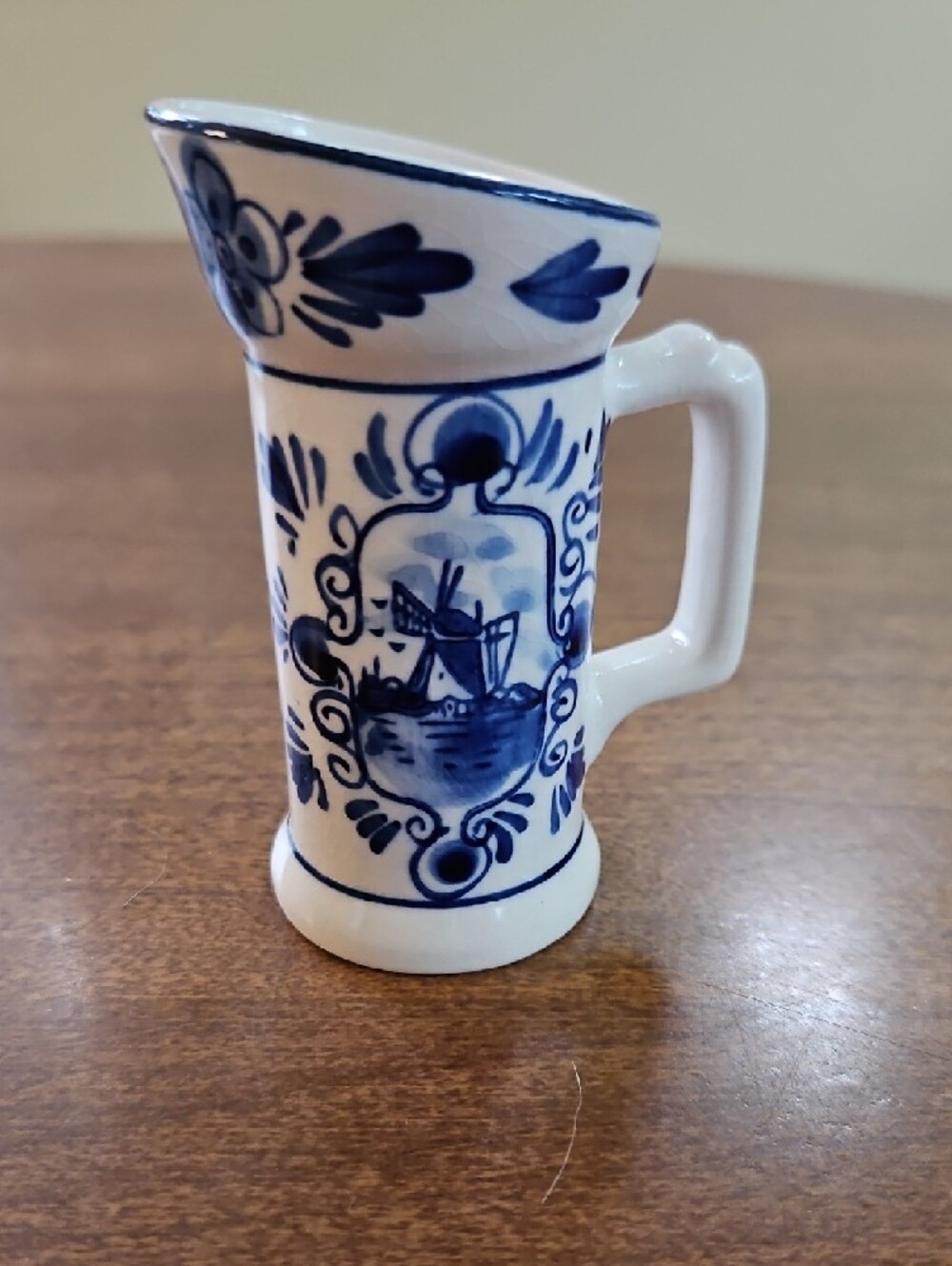 3 Delfts-Blue and White Porcelain Small Pitchers - Picture 4 of 16